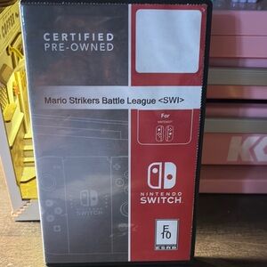 Nintendo Switch Mario Strikers Battle League - Red and Gray